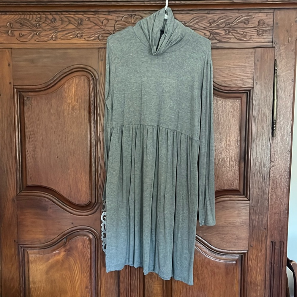 Knit Turtleneck Dress